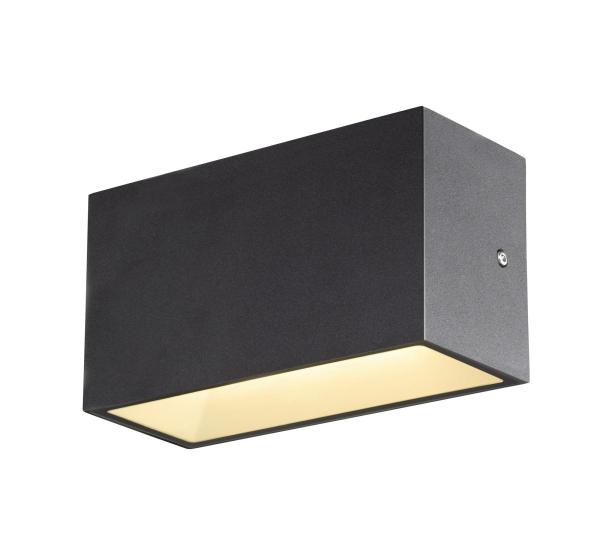 SITRA M, LED Outdoor Wandaufbauleuchte, anthrazit, CCT switch 3000/4000 K