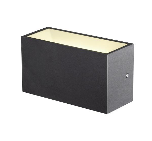 SITRA M, LED Outdoor Wandaufbauleuchte, anthrazit, CCT switch 3000/4000 K