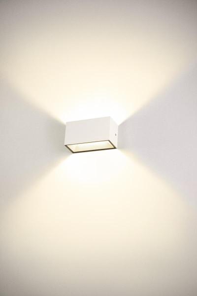 SITRA M, LED Outdoor Wandaufbauleuchte, weiss, CCT switch 3000/4000 K, IP 65