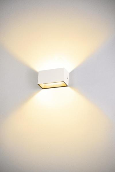 SITRA M, LED Outdoor Wandaufbauleuchte, weiss, CCT switch 3000/4000 K, IP 65