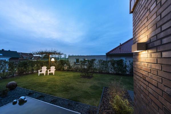 SITRA M, LED Outdoor Wandaufbauleuchte, rost farbend, CCT switch 3000/4000 K