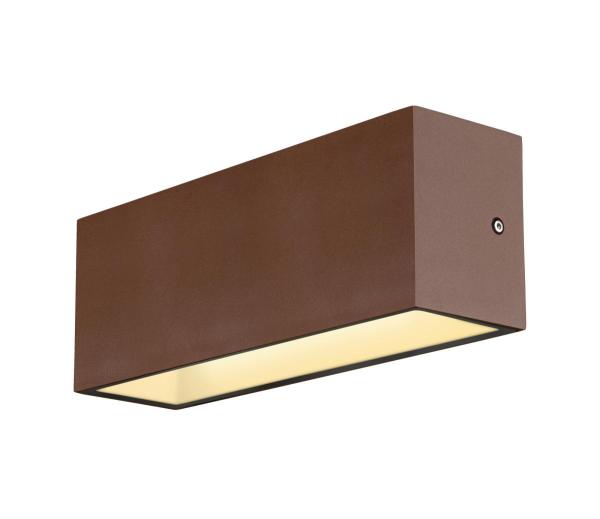 SITRA L, LED Outdoor Wandaufbauleuchte, rost farbend, CCT switch 3000/4000 K