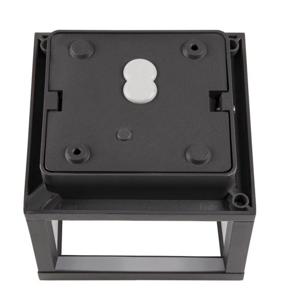 QUADRULO, LED Outdoor Deckenaufbauleuchte anthrazit