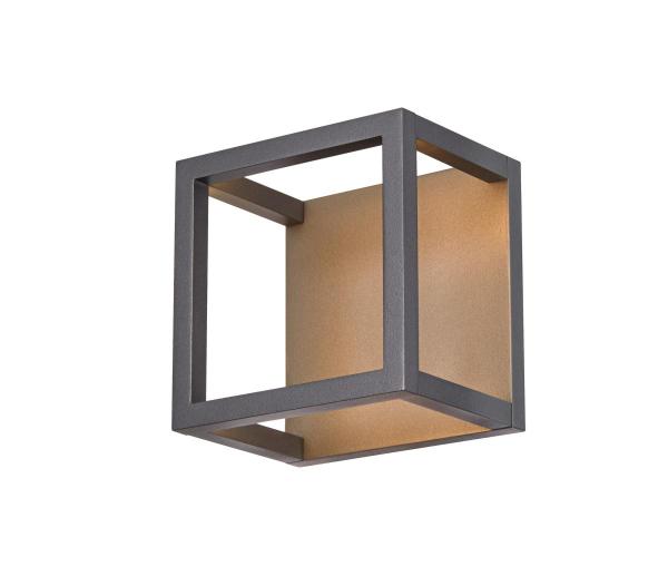 QUADRULO, LED Outdoor Deckenaufbauleuchte anthrazit