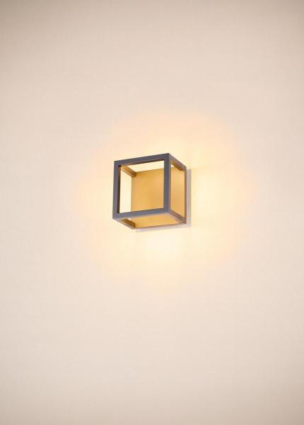 QUADRULO, LED Outdoor Deckenaufbauleuchte anthrazit