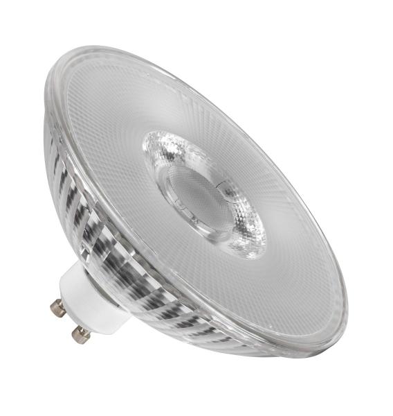 QPAR111 GU10, LED Leuchtmittel transparent 8 W 2700 K CRI 90 38°