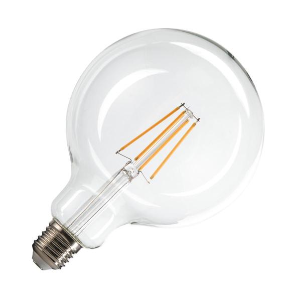 G125 E27, LED Leuchtmittel transparent 7,5 W 2700 K CRI 90 320°