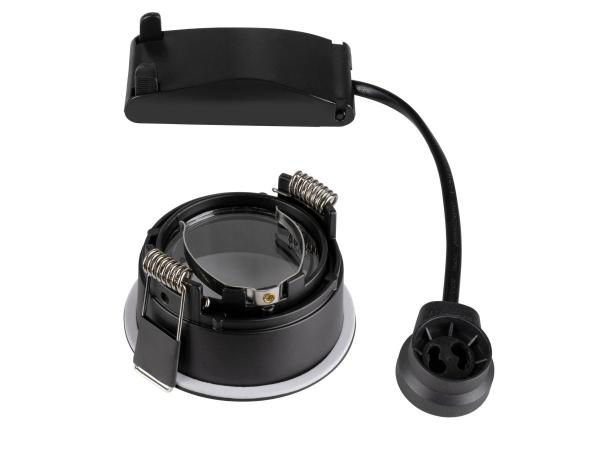 HORN, Deckeneinbauleuchte schwarz 25 W blower door getestet