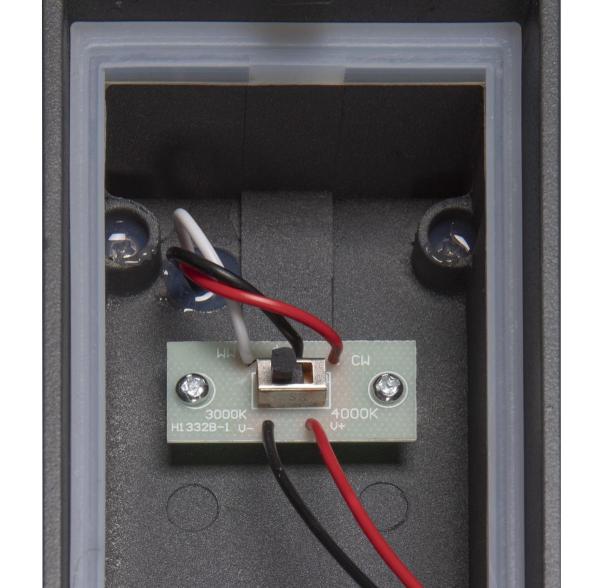 BOOKAT, Wandaufbauleuchte anthrazit 15 W 3000/4000 K