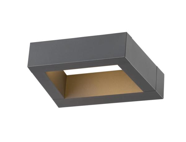 BOOKAT, Wandaufbauleuchte anthrazit 15 W 3000/4000 K