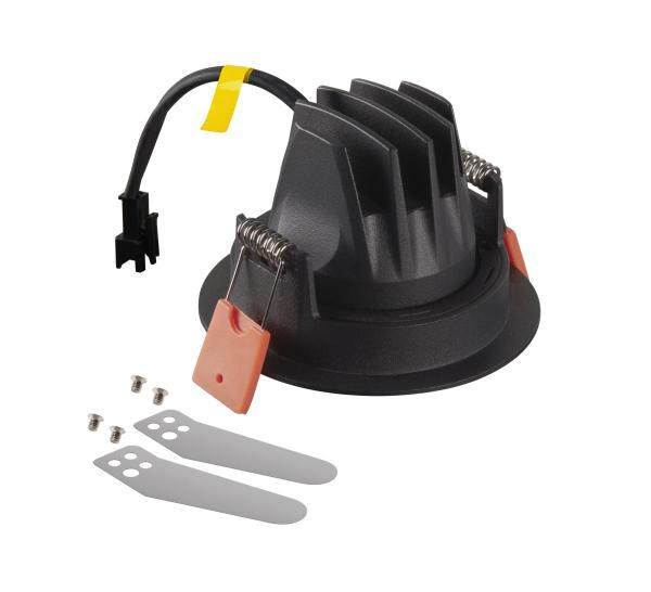 NUMINOS MOVE XS, Deckeneinbauleuchte schwarz / weiß 2700 K 40°