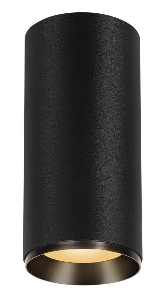 NUMINOS® XL CL, PHASE, Deckenaufbauleuchte, 2700 K, 28 Watt, Phasenabschnitt, 36°, matt schwarz