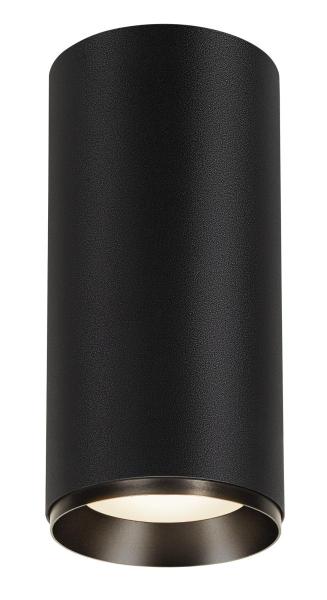 NUMINOS® XL CL, PHASE, Deckenaufbauleuchte, 4000 K, 28 Watt, Phasenabschnitt, 24°, matt schwarz