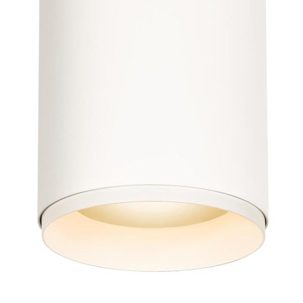 NUMINOS® XL PD, PHASE, Pendelleuchte, Pendellänge 250 cm, 3000 K, 28 Watt, 36°, Phasenabschnitt, matt weiß / matt schwarz