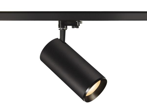 NUMINOS® XL 3Ph., PHASE, 3~ Spot, zylindrisch, 3000 K, 28 Watt, Phasenabschnitt, 36°, matt schwarz