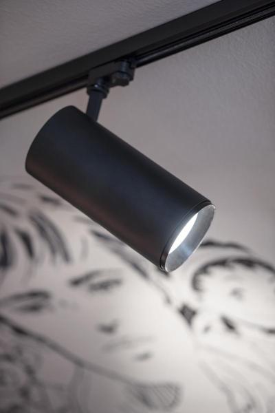 NUMINOS® XL 3Ph., PHASE, 3~ Spot, zylindrisch, 4000 K, 28 Watt, Phasenabschnitt, 60°, matt schwarz