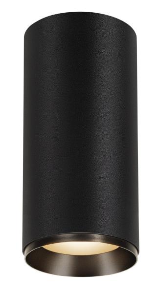 NUMINOS® XL CL, DALI, Deckenaufbauleuchte, 3000 K, 27 Watt, DALI, 60°, matt schwarz
