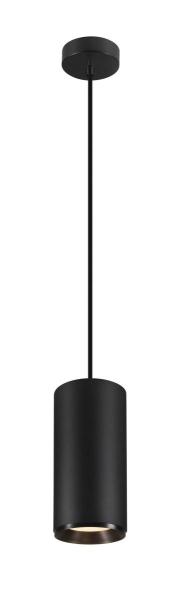 NUMINOS® XL PD, DALI, Pendelleuchte, Pendellänge 250 cm, 3000 K, 27 Watt, 24°, DALI, matt schwarz