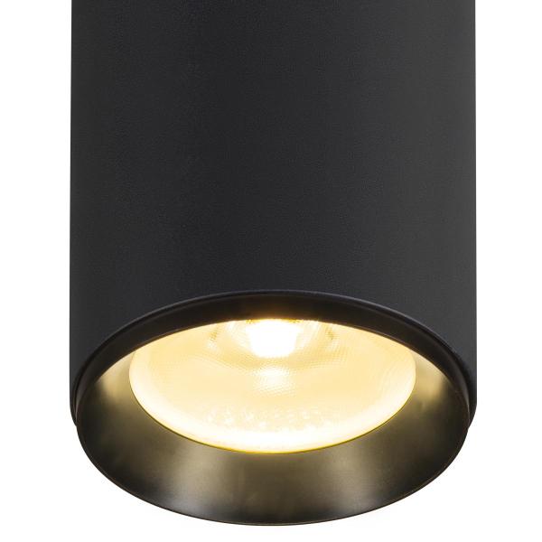 NUMINOS® XL PD, DALI, Pendelleuchte, Pendellänge 250 cm, 3000 K, 27 Watt, 36°, DALI, matt schwarz