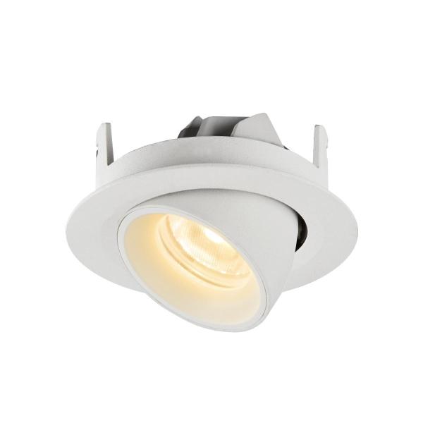 NUMINOS GIMBLE XS, Deckeneinbauleuchte weiß 3000 K 40°