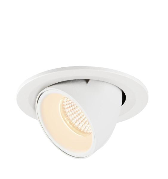 NUMINOS GIMBLE S, Deckeneinbauleuchte weiß 2700 K 20°