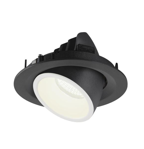 NUMINOS GIMBLE M, Deckeneinbauleuchte schwarz / weiß 4000 K 20°