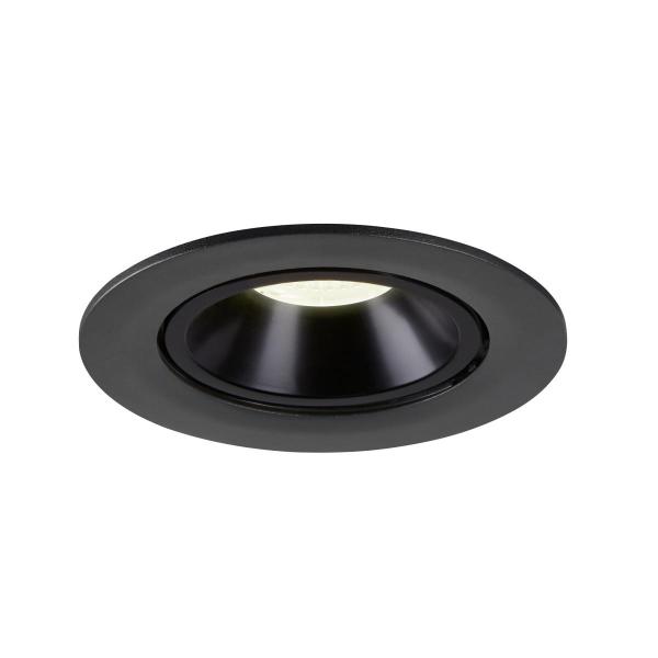 NUMINOS GIMBLE L, Deckeneinbauleuchte schwarz 4000 K 55°