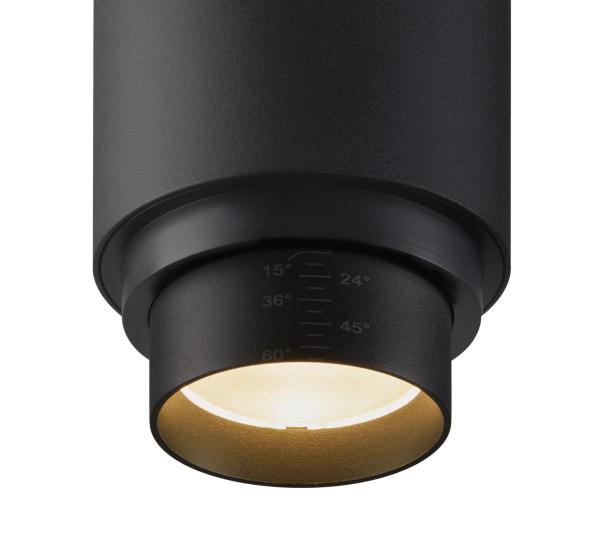 NUMINOS ZOOM M, 3 Phasen Spot schwarz 20 W 2700 K 15-60°