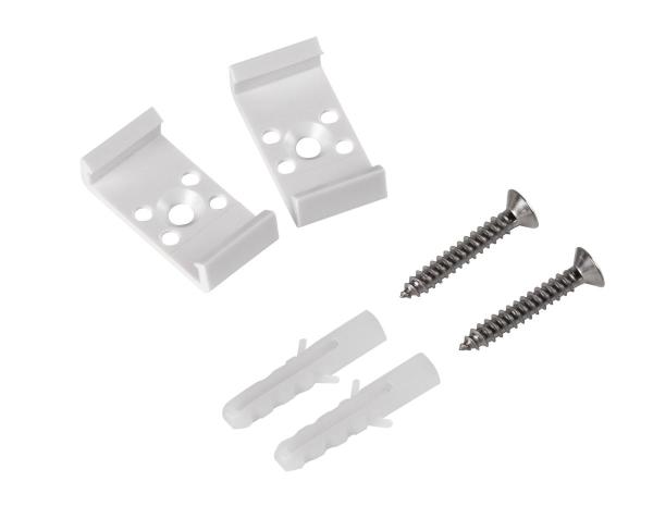 BATTEN, Montageklammern weiß