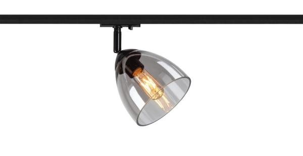 PARA CONE GL, 1 Phasen Spot schwarz / transparent