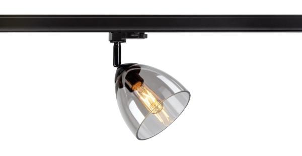 PARA CONE GL, 3 Phasen Spot schwarz / transparent