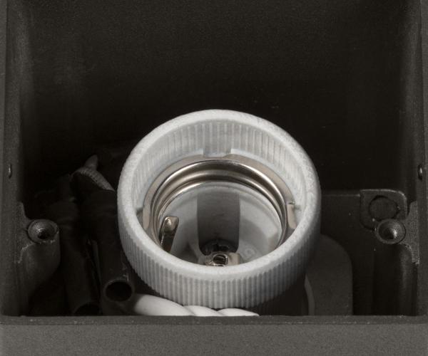 GRAFIT, Wandaufbauleuchte anthrazit