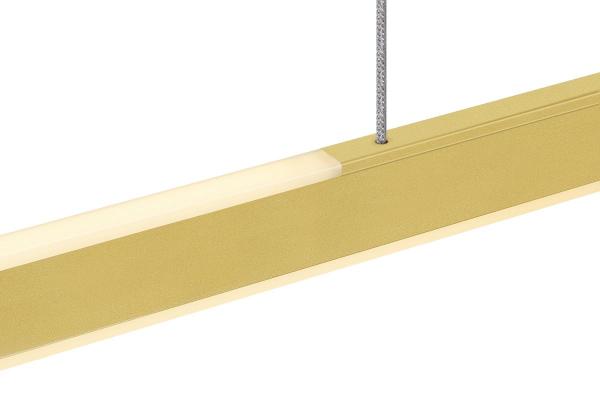 ONE LINEAR 100, Pendelleuchte messing 24 W 2700/3000 K