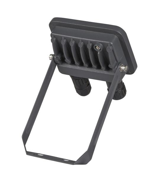 FLOODI S, Wand- und Deckenaufbauleuchte anthrazit / transparent 9,3 W 3000 K 100°