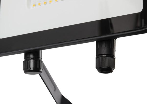 FLOODI L, Wand- und Deckenaufbauleuchte anthrazit / transparent 48 W 3000 K 100°