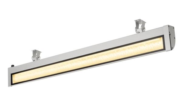 VANO WING SP DALI, Wandaufbauleuchte grau 49 W 3140 lm 3000 K CRI 80 120° DALI