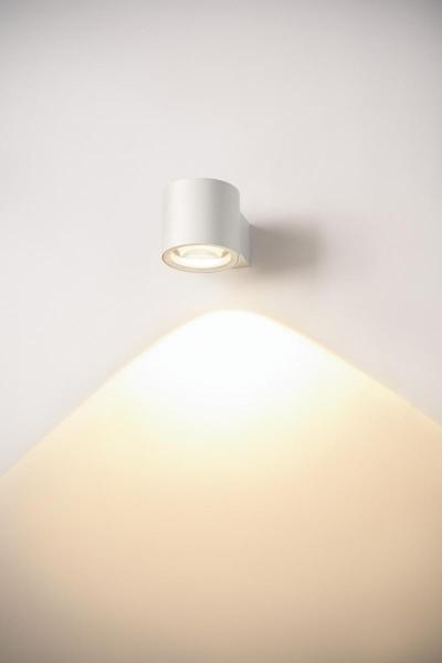 OCULUS WL PHASE, Wandaufbauleuchte weiß 8,5 W 570 lm 2000-3000 K CRI 90 100° Dimmbar