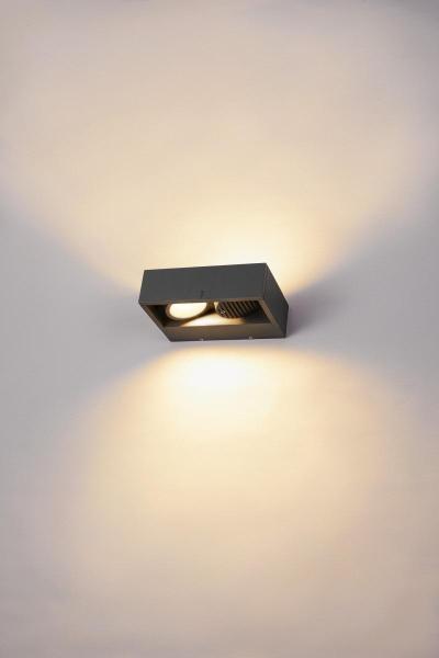 ESKINA FRAME WL double, Wandaufbauleuchte anthrazit 27 W 2200/2400 lm 3000/4000 K CRI 80 95°