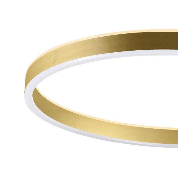 ONE STRAIGHT FL, Stehleuchte schwarz/messing 20 W 1200/1200 lm 2700/3000 K CRI 90 140°