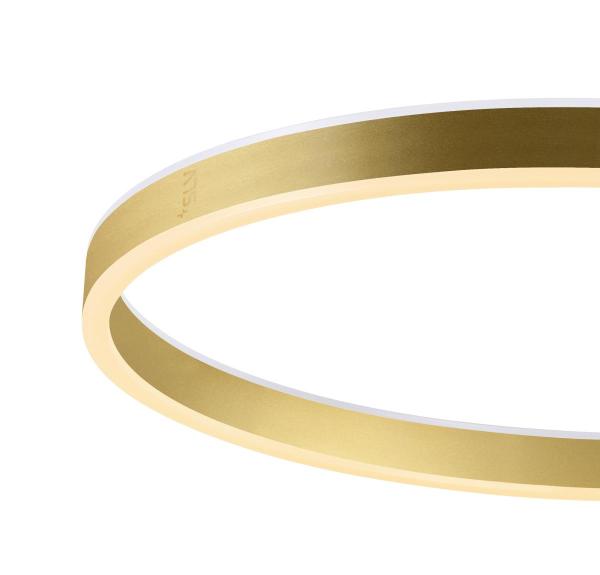 ONE STRAIGHT FL, Stehleuchte schwarz/messing 20 W 1200/1200 lm 2700/3000 K CRI 90 140°