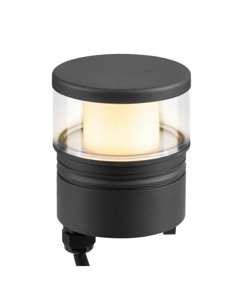 M-POL S Polehead, Leuchtenkopf, anthrazit, 19 W, 890/950 lm, 2700/3000 K, CRI 90, DALI