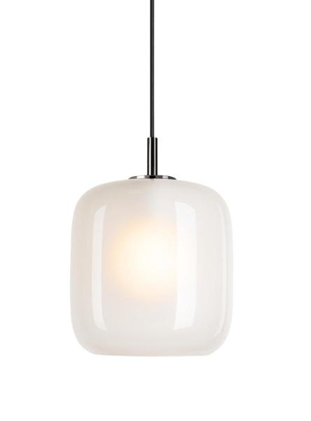 PANTILO 20 PD, E27 Pendelleuchte, weiß/chrom