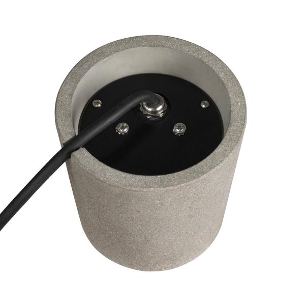 CONCRETO FL, Stehleuchte rund GU10 grau 10 W
