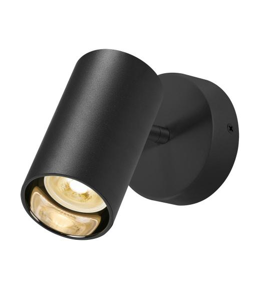 ASTO TUBE, Spot, zylindrisch, max. 1x10 W, schwarz
