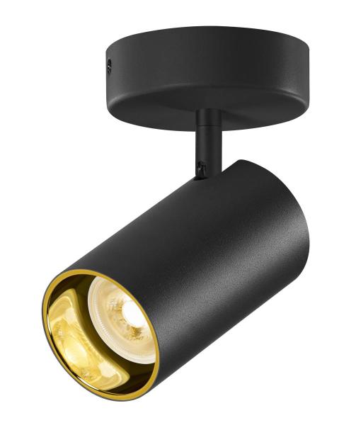 ASTO TUBE, Spot, zylindrisch, max. 1x10 W, schwarz