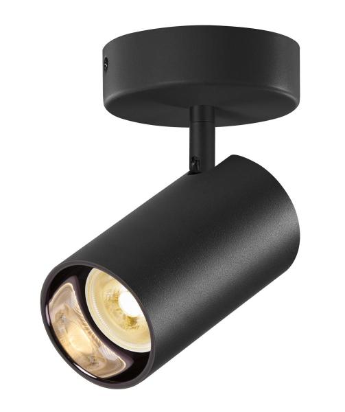 ASTO TUBE, Spot, zylindrisch, max. 1x10 W, schwarz