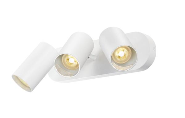 ASTO TUBE, Deckenaufbauleuchte, zylindrisch, max. 3x10 W, weiß