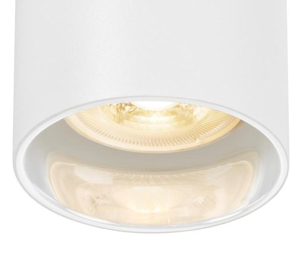 ASTO TUBE, Deckenaufbauleuchte, zylindrisch, max. 4x10 W, weiß