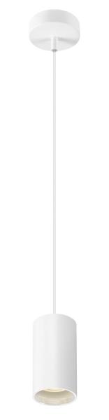 ASTO TUBE, Pendelleuchte, GU10, Pendellänge 250 cm, max. 10 W, weiß