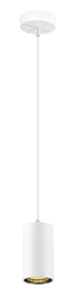 ASTO TUBE, Pendelleuchte, GU10, Pendellänge 250 cm, max. 10 W, weiß